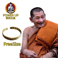 24k gold-plated handcrafted gold jewelry featuring a gold leaf above the moon. A Luang Phor Mahasila