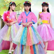 Day Eco-friendly Costume Children's Fashion Show Costume Handmade Material Fashion Show diy Parent-C