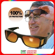HD Vision Anti-Glare Day and Night Glasses Magic Night Vision View/