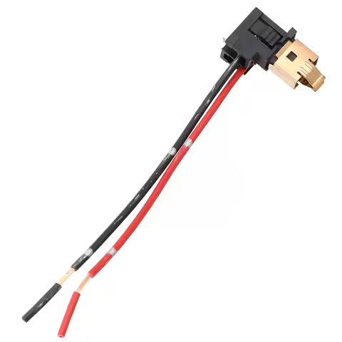 2pcs H1 H3 Car Light Bulb Socket Crooked Plug Copper Core Double Wire Bakelite Plug Car Lamp Socket