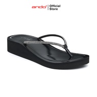 Ando Official Bestie Flip Flops for Adult Women - Black