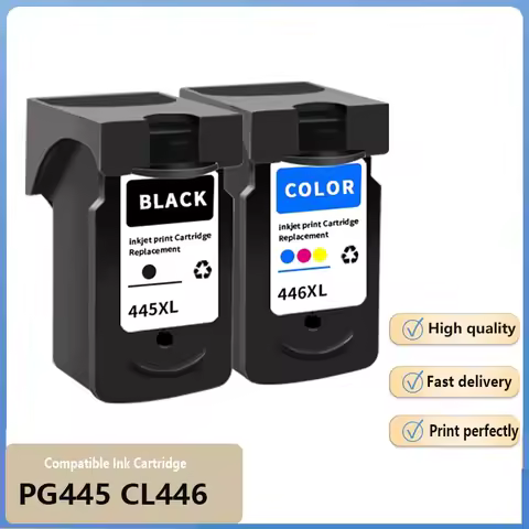 PG445 CL446 Ink Cartridge 445XL 446XL Compatible For Canon Pixma MX494 MG2440 MG2540 MG2940 IP2840 M