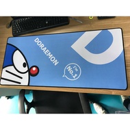 Mousepad 40 x 90 cm Doraemon Gaming MousePad Large Doraemon 400 x 900 mm blue white