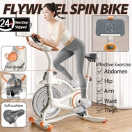 【SHIP FROM SG】FlyWheel Spin Bike Foldable Stationary Exercise Bike Home Gym