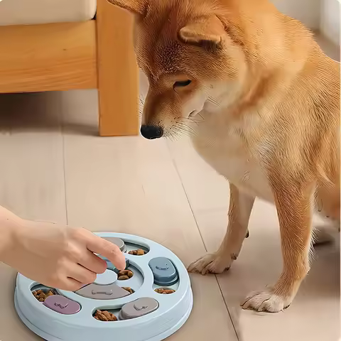 3A-Pet Feeder Dog Educational Toys Increase Puppy Intellectual Food Dispenser Interactive Educationa