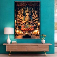 Awalokiteswara DEWI hindu Buddha bodhisatwa Kwan yin Kwan im home decoration living room bedroom dis