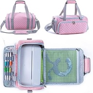 AMOIGEE Carrying Case for Cricut Joy Xtra, Joy Extra Bag, Full Open Case with Pockets for Cricut Joy
