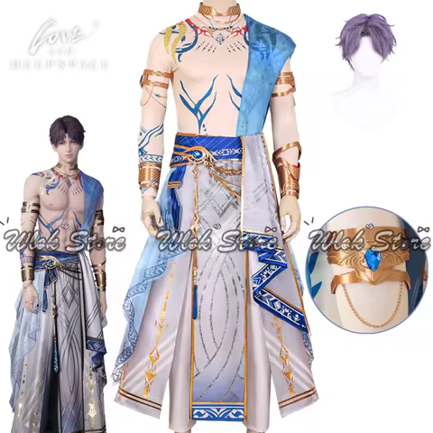 Game Love And Deepspace Rafayel Cosplay Costume Dawn Tides Rafayel's God of the Tides Set Outfit For