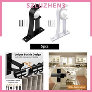 [Szluzhen3] Curtain Rod Bracket, Curtain Rod Base Bracket, Roman Rod Side Bracket Versatile And Practical for