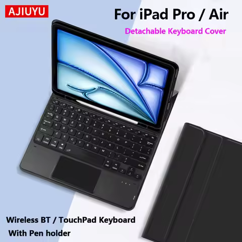 For iPad TrackPad Keyboard Case For iPad Air 11 Inch M4 M3 M2 Air 4th 5th 10.9 iPad Pro 11 1st 2nd 3