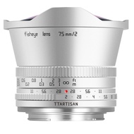 TTArtisan 7.5mm F2 APS-C Fisheye Lens Manual Focus Prime Lens for SONY E FUJI XF Canon M EOS R Nikon