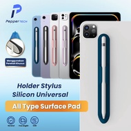 PEPPERTECH - Universal Silicon Stylus Case Holder for Microsoft Surface Surface Go Surface Go 2 Surf