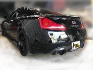 INFINITI G37  2D 左右後下巴另有碳纖維 carbon 實車完工