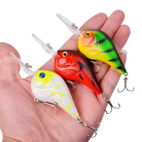 Crank Fishing Lure 9.5cm 11g Swimbait Crankbait Diving 1.5m-3m Artificial Hard bait Bass Fish wobble