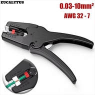 EUCALYTUSS Wire Pliers, 2 in 1 32-7AWG Automatic Wire Stripper, High Quality Mini Heavy Duty Portabl