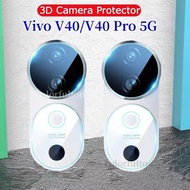 ฟิล์มกระจกกันรอย เลนส์กล้อง เต็มเลนส์ Vivo V40 Pro For วีโว่V40 V40pro นิรภัย ใส ฟิล์มกันรอยกล้อง