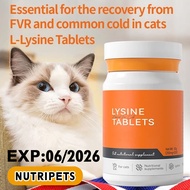 EXP:2027 Nutripets Lysine for Cat Cold Sneezing Runny Nose Against FVR Cats Vitamins Immune System
