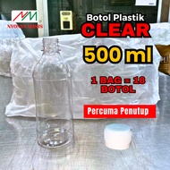 [BOTOL PLASTIK MURAH][45SEN + CAPS]BOTOL PLASTIK 750ML / BOTOL PLASTIK 500ML / BOTOL PLASTIK BIRU 50