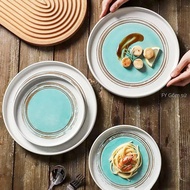 Closed plate CNY decorative ceramic plate white ceramic plate ceramic plate High quality Japanese ce