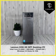Lenovo H30-50 SFF Intel Core i5-4460 3.2 GHz 8GB RAM 256GB SSD Refurbished Desktop PC