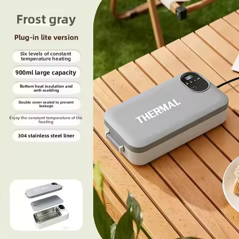 Electric Lunch Box Office Workers Portable Charging Heating Lunch Box 304 Water-free Thermal Insulat