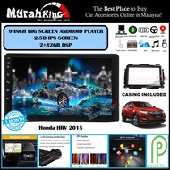 (6RAM 128GB IPS 4G 8Core DSP) Honda HRV 2015 9" Inch  Android 9 Car Android GPS Wifi Player GPS Car 