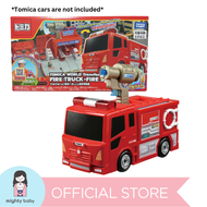 Tomica World Transform! Fire Truck - Fire Station