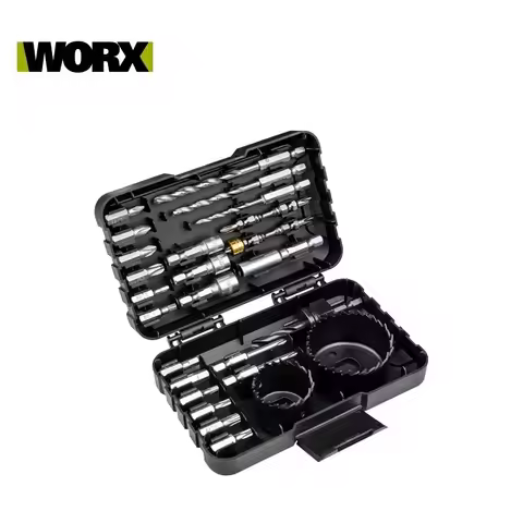 Original Worx WA1626 Drill Bits Set with Phillips Hexagon Torx Extend Rod Twist Sleeve Hole Bit