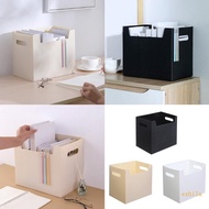 exhila File Holder Box Desk Book Holder File Storage Rack Stand Bookshelf File Holder