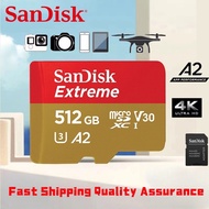Sandisk extreme sd card 256GB high endurance Class10 A2 micro sd card memory card for car dashcam cctv phone