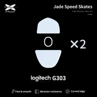 Xraypad Jade Skates for Logitech G303 Shroud Edition Wireless