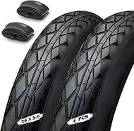 2pcs 26x3.0 Fat Bike Tire, 26 3.0 Puncture-Proof Run-Flat Tire, Heavy-Duty Rubber with All-Terrain T