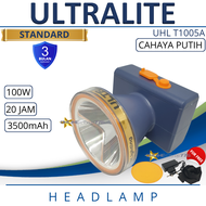 Ultralite Senter Kepala Premium 300w 300 Watt UHL T3005A 300Watt Super LED Baterai Lithium Super Ter