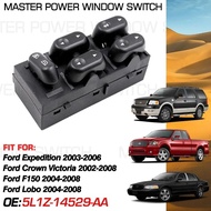 Front Left Car Power Window Switch For Ford Expedition Crown Victoria F150 Lobo 2004-2008 5L1Z-14529