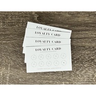 FRONT ONLY - Matte Card Print | Customized Card | Personalized Card | Thank You Card | Loyalty Card