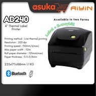 Aiyin AD-240-BT 4" Thermal Label Printer (USB + Bluetooth) AD240
