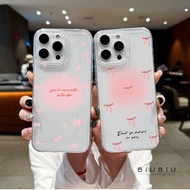 Compatible with iphone 16 Pro Max 15 Casing Pretty little fresh bow 11 12 13 14 Pro 7 8 Plus X XR XS