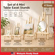 Tabletop Easel Stand Pine Wood Easel Mini Display Stand