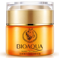 ครีมน้ำมันม้าเกาหลี เพื่อผิวเนียนนุ่ม กระจ่างใส อ่อนเยาว์ Bioaqua Horse Oilment Cream 50 G