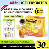 LICKZ JUICE Ice Thai Lemon Tea Beverage Concentrate - BUNDLE 30 Sachets with Tumbler  [0 Fat, 0 Suga