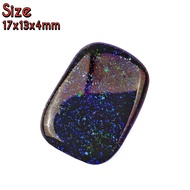 Natural Batu Permata Kalimaya Black Opal Boulder Matrix Andamooka Australia Termurah