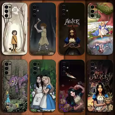 A-Alice-e M-Madness Returns Game Phone Case For Samsung S24,S21,S22,S23,S30,Ultra,S20,Plus,Fe,Lite,N