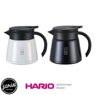 JARIO x HARIO เหยือกเสิร์ฟกาแฟสแตนเลสเก็บความร้อน V60 600 (แท้จากญี่ปุ่น) HARIO V60 Insulated Stainless Steel Server 600