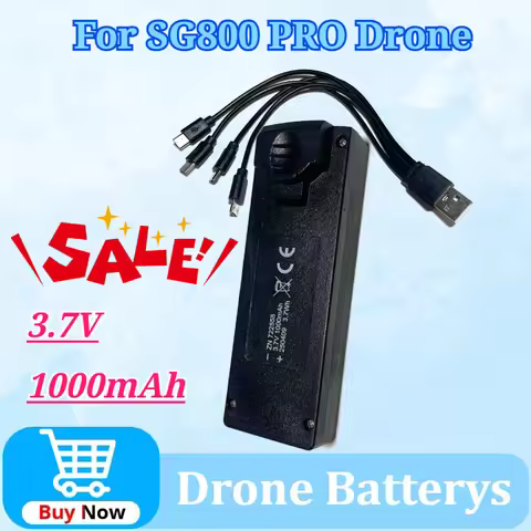 For SG800 PRO Drone Battery 3.7V 1000mAh for SG800PRO RC Drone Accessories SG800 Screen RC Dron Batt