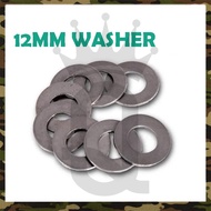 (1 BIJI) SAIZ 12MM WASHER WASIR 12MM 12MM WASHER WP8