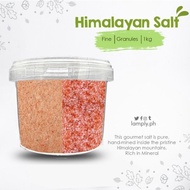 1KG Bucket Organic Pink Himalayan Salt Cooking Salt Edible Gourmet Keto Superfood Coarse Fine