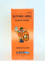 Eurivit Multivitamins Plus Minerals 250ml Syrup