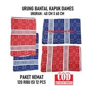 ECONOMIC PACKAGE (CONTENTS 12PCS) URUNG KAPUK PILLOW UK.40X60 CM KAPUK PILLOW LEATHER SLEEPING PILLO