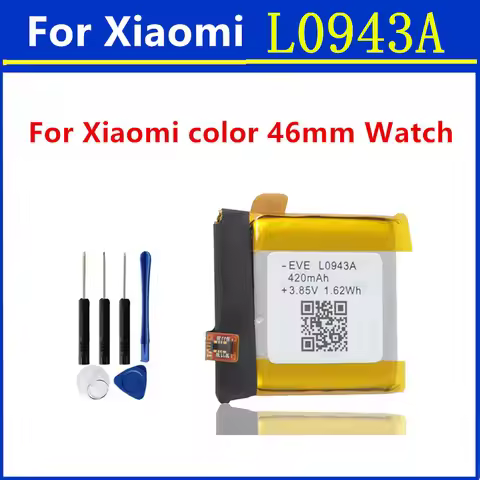 Battery EVE-552425GH L0943A 420mAh For Xiaomi EVE L0943A Watch Battery + Free Tools