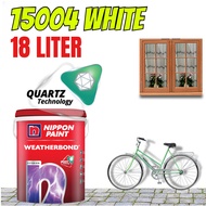 18L Nippon Paint Weatherbond 15004 White l Cat dinding luar l Weather shield